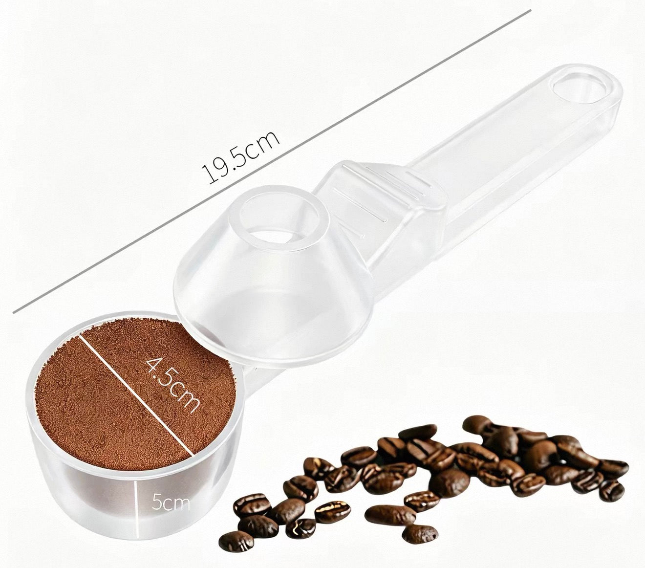 Creative style multi-functional sliding scale measuring spoon