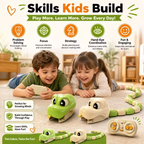 RC Toy Magnetic Eating Snake Remote Control Car Toy Dual Player Battle Rechargeable Flash Car Game Party Interactive Toys Gift