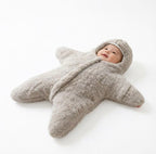 Custom Handmade knitted baby star-shaped sleeping bag