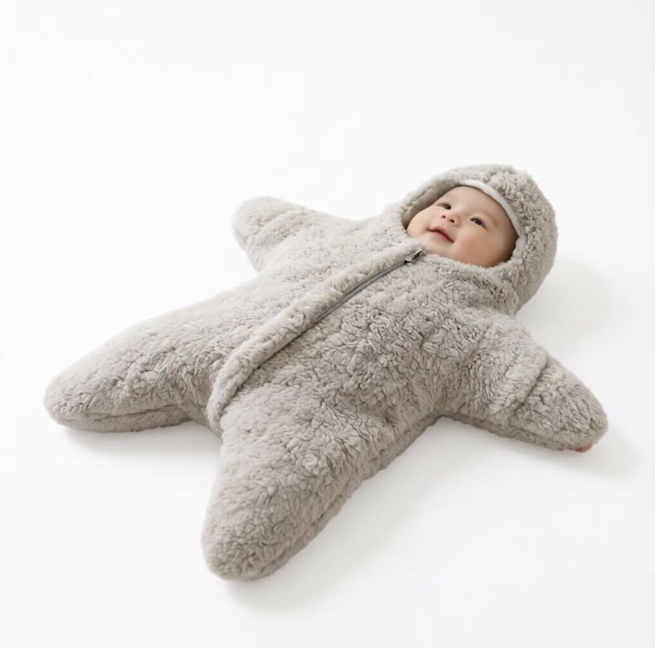 Custom Handmade knitted baby star-shaped sleeping bag