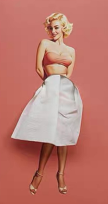Female star style tissue box