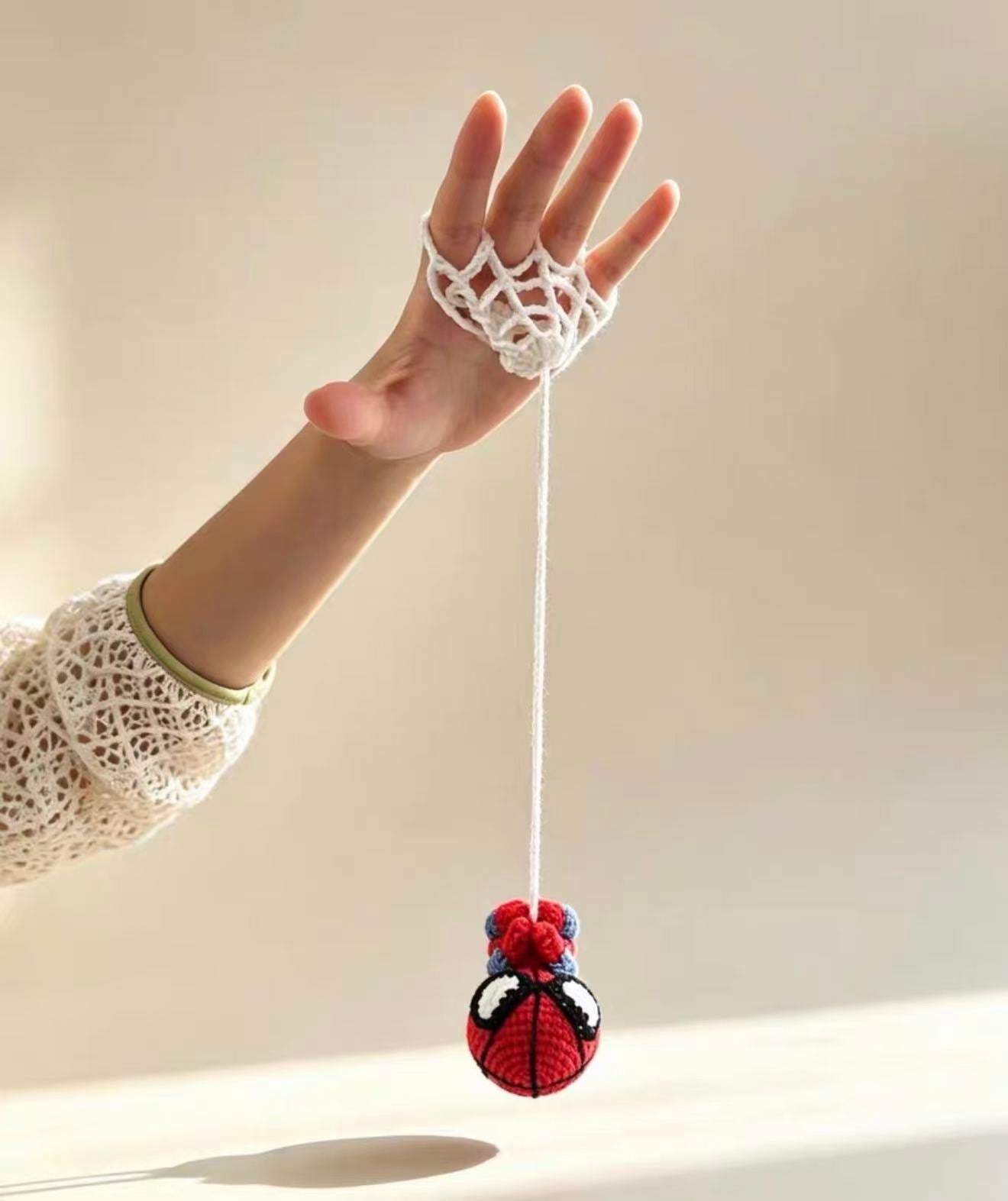 Custom Handmade woven superhero car pendant