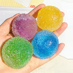 Crystal Crunch Squeeze Ball – Stretchy Sensory Stress Relief Toy