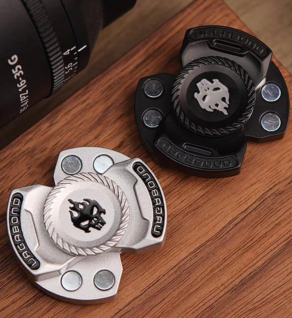 Alloy series push-button fingertip gyro toy