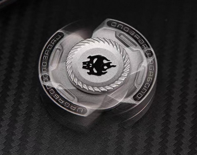 Alloy series push-button fingertip gyro toy