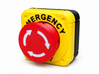 Emergency Button Clicker Fidget Toy – Press & Twist Stress Relief Desk Toy