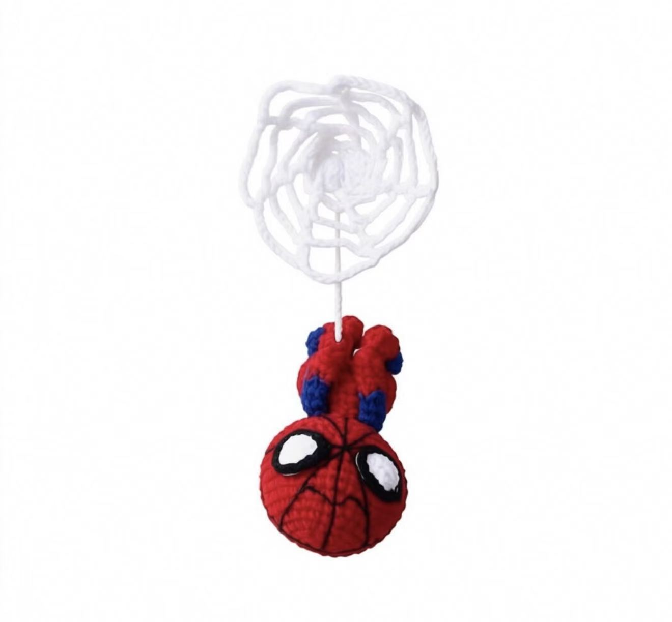 Custom Handmade woven superhero car pendant