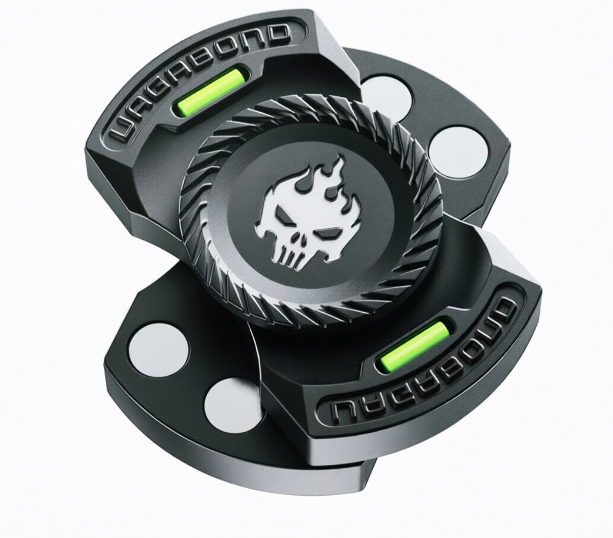Alloy series push-button fingertip gyro toy