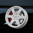 Alloy Car vent hub-shaped fragrance finger spinner toy