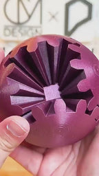 3D Printed Transforming Gear Ball – Interactive Fidget & Stress Relief Toy
